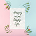 Free Colorful Flowers Concept Mock-Up Psd