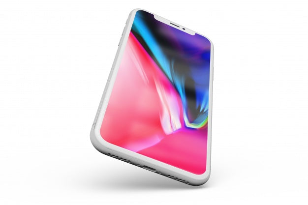 Free Colorful Smarphone Mockup Psd