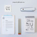 Free Composition Of White Office Desk Psd