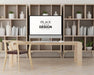 Free Computer On Table In Work Space Psd Mockup Psd