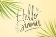 Free Copyspace Mockup With Summer Concept Psd
