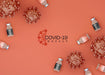 Free Coronavirus Flat Lay Mockup. Covid-19. Psd