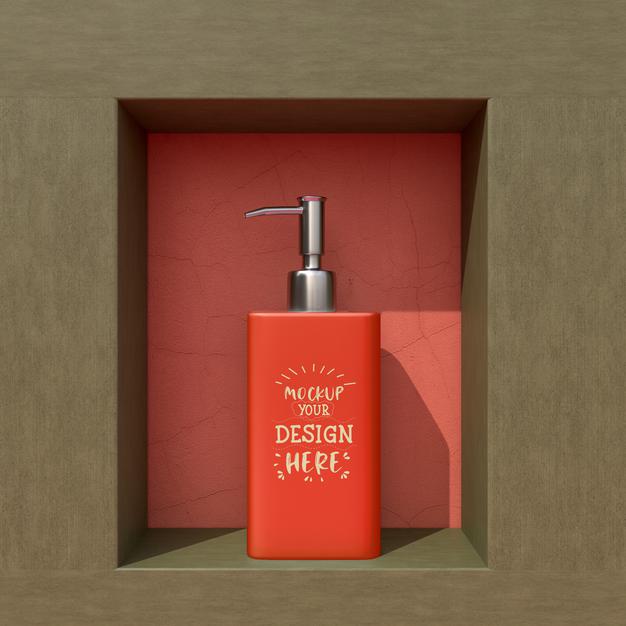 Free Cosmetics Branding Mockup. Package For Branding And Identity. Ready For Your Design Psd