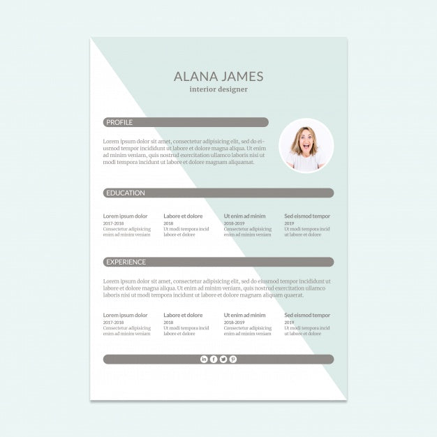 Free Cv Mockup Psd