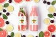Free Delicious Detox Juice Concept Mock-Up Psd