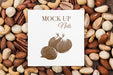 Free Delicious Nuts Concept Mock-Up Psd