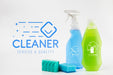 Free Detergent And Cleaning Spray Mock-Up Psd