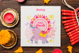 Free Diwali Festival Holiday Drawn Elephant And Candles Psd