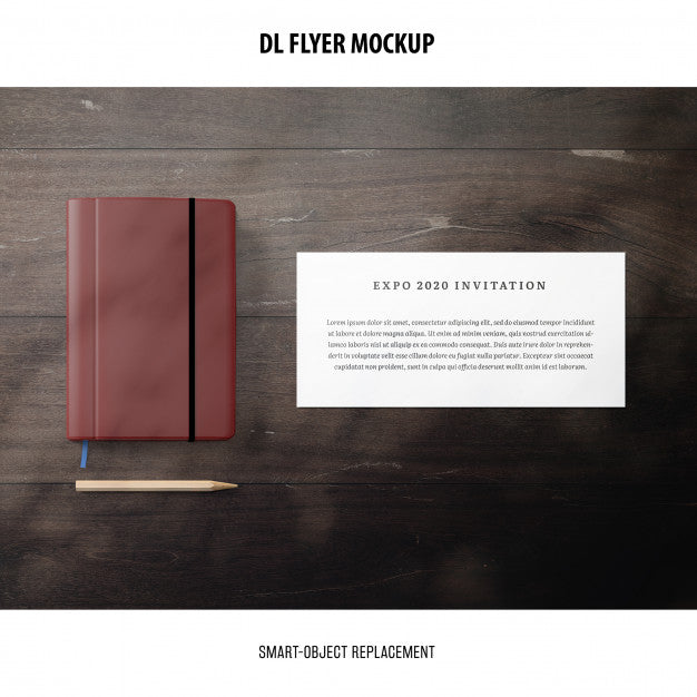 Free Dl Flyer Mockup Psd