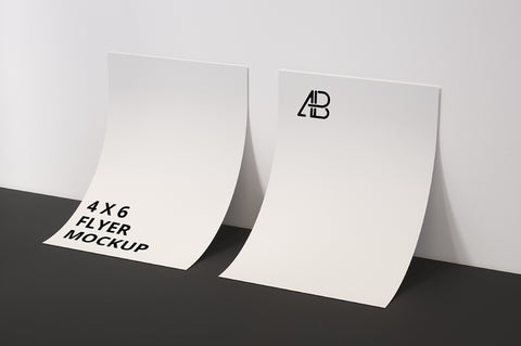 Free Double Sided 4×6 Inch Flyer Mockup