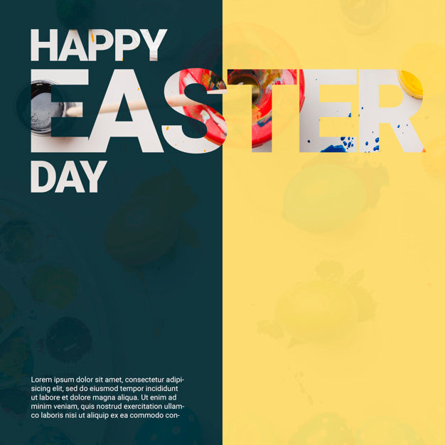 Free Easter Cover Mockup Psd