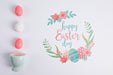 Free Easter Mockup With Copyspace Psd