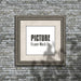 Free Editable Picture Frame Mock Up With Blurred Shadow Overlay Psd