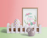 Free Editable Scene Creator Easter Mockup Psd