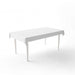 Free Empty Dining Table Mockup With A White Cloth Psd
