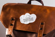 Free Fabric Clothing Patch Mock-Up On Leather Bag Psd