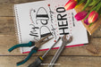 Free Father'S Day Decoration With Lettering Psd