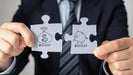 Free Finance Arrangement With Puzzle Pieces Mock-Up Psd
