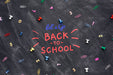 Free Flat Lay Back To School With Colourful Pins Psd