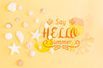 Free Flat Lay Copyspace Mockup For Summer Psd