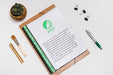 Free Flat Lay Desk Concept With Notebook Psd