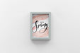 Free Flat Lay Frame Mockup With Spring Concept Psd