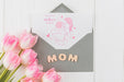 Free Flat Lay Mothers Day Card Mockup Psd