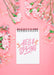 Free Flat Lay Notepad Mockup With Spring Concept Psd