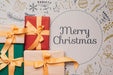 Free Flat Lay Of Colorful Christmas Gifts Mock-Up Psd