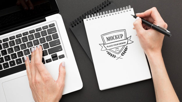 Free Flat Lay Of Desk Concept Mock-Up Psd