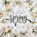Free Flat Lay Of Spring Roses Psd