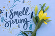 Free Flat Lay Spring Mockup With Copyspace Psd