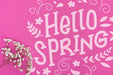 Free Flat Lay Spring Mockup With Copyspace Psd