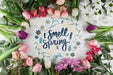 Free Flat Lay Spring Mockup With Copyspace Psd