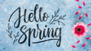Free Flat Lay Spring Mockup With Copyspace Psd