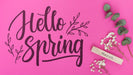 Free Flat Lay Spring Mockup With Copyspace Psd