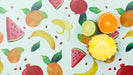 Free Flat Lay Summer Mockup With Copyspace And Fruits Psd