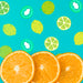 Free Flat Lay Summer Mockup With Copyspace And Orange Slices Psd