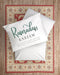 Free Flat Lay White Pillows On Floral Carpet Psd