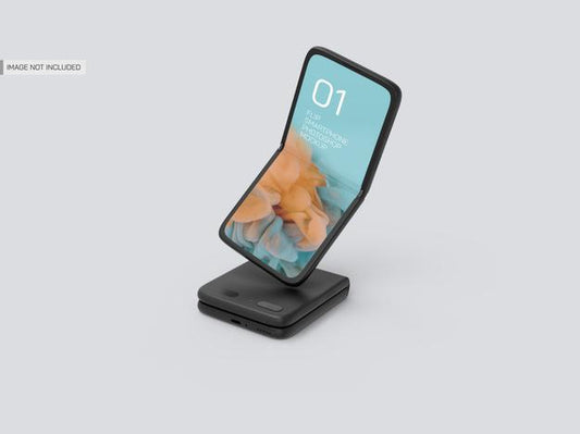Free Flip Mobiles Mockup Psd