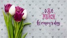 Free Flowers Bouquet For Womens Day Psd