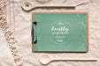 Free Food Menu Concept Mock-Up Psd