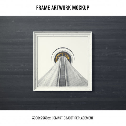 Free Frame Artwork Mock Up Psd