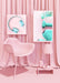 Free Frame Mockup In Pink Pop Style Psd