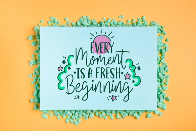 Free Frame With Quotation Mock-Up Psd