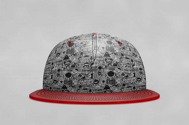 Free Front View Baseball Cap Mockup Psd