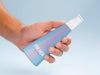 Free Front View Blue Fragrance Bottle Mock-Up Psd