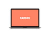 Free Front View Laptop Mockup #2 Psd