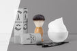 Free Front View Of Barbershop Items With Scissors And Brush Psd