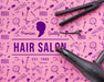 Free Hairdresser Concept Mock-Up Psd